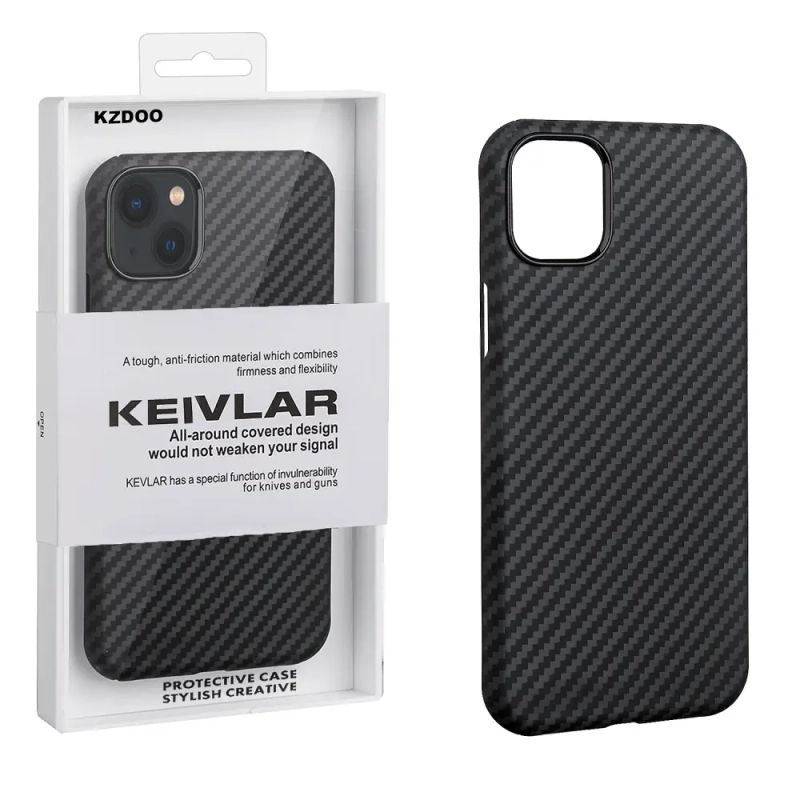 Чехол iPhone 14 Kevlar Black K-DOO Чехол iPhone 14 Kevlar Black K-DOO