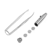 Пинцет LP-02, косметический, подсветка, батарейки в комплекте