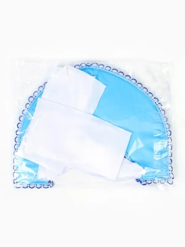 Кокошник с бусинами, на голубом фоне Кокошник с бусинами, на голубом фоне