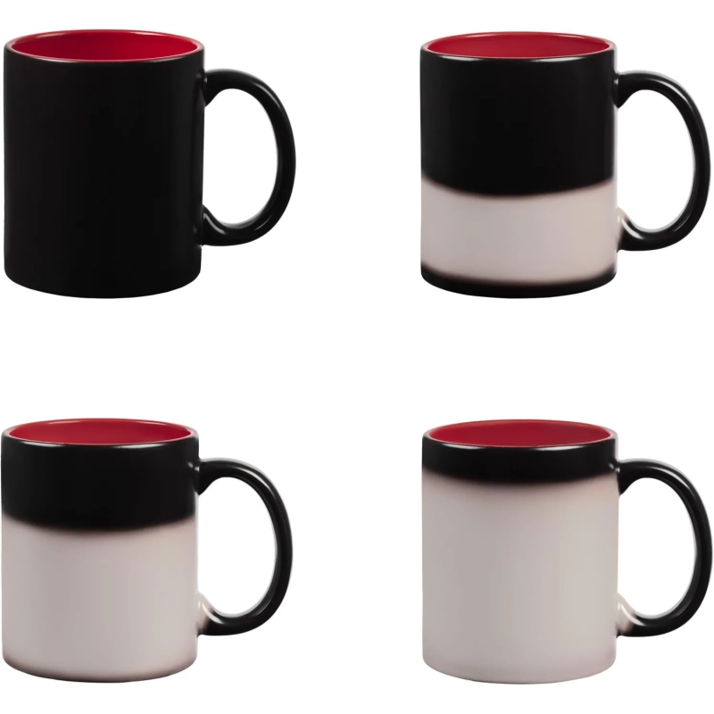 Кружка хамелеон On Display, матовая, красно-черная арт.10869.50