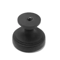 Ручка-кнопка CAPPIO PK322, d=30 мм, цвет черный