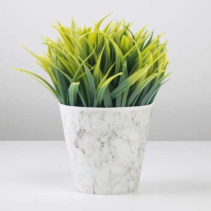 Кашпо для цветов «Мрамор», 0,8 л Кашпо для цветов «Мрамор», 0,8 л