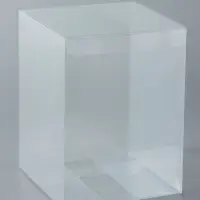 Складная прозрачная коробка из PVC, для упаковки подарков, 11&times;11&times;15 см