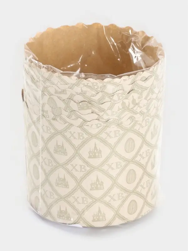 Набор бумажных форм для кулича "Жемчуг ХВ", 70х60 мм, 10 шт