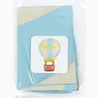 Воздушный шар фольгированный 34" "Воздушный шар" цвет голубой