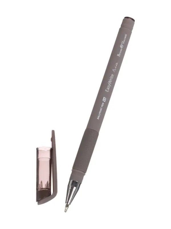 Ручка шариковая BrunoVisconti. EasyWrite. RIO, синий стержень, узел 0.5 мм, резиновый упор, МИКС