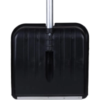 Лопата д/уборки снега РусТрейд №4 35х35х140 см с пластик/ковш и алюм/черен