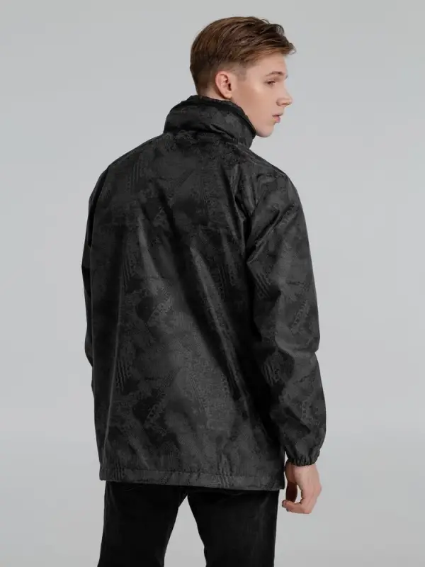 Ветровка светоотражающая Finvind темно-серая, размер XXS Ветровка светоотражающая Finvind темно-серая, размер XXS