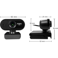 Веб-камера A4Tech (PK-925H) черный 2Mpix (1920x1080) USB2.0 с микрофоном