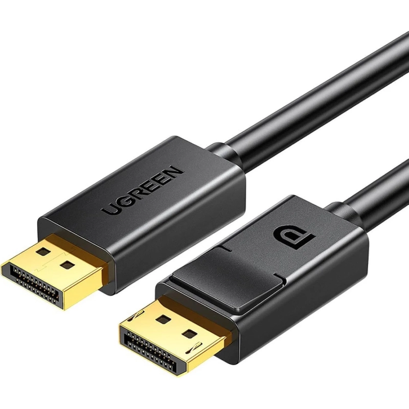 Кабель UGREEN DP102 (10245) DP Male to Male Cable.1,5м черный