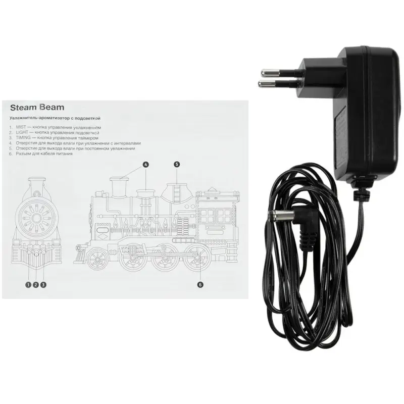 Увлажнитель-ароматизатор Steam Beam, черный Увлажнитель-ароматизатор Steam Beam, черный