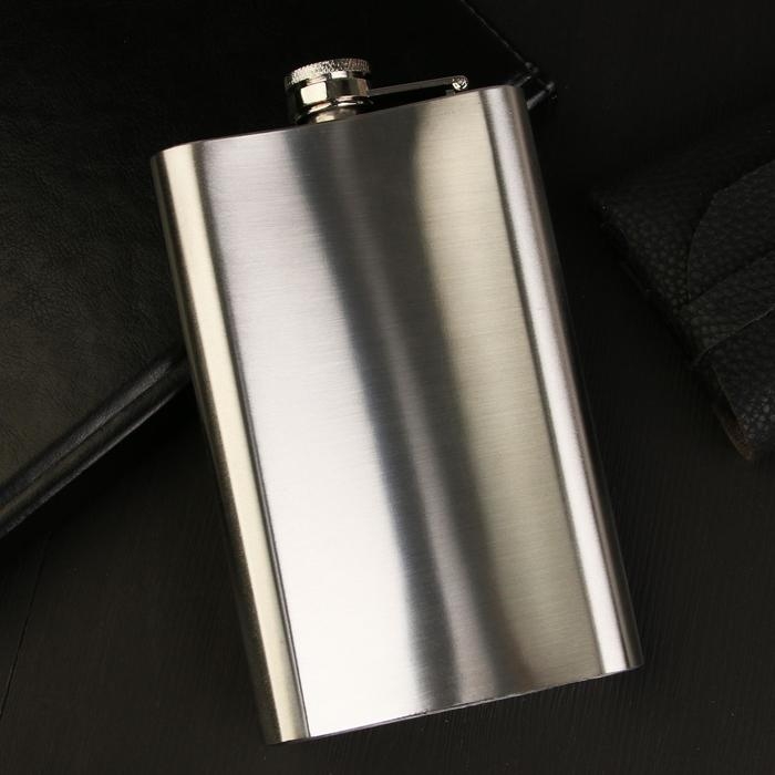 Фляжка «Лучший мужской антистресс», 300 мл, серебристая