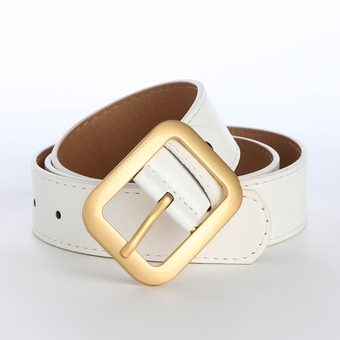 Ремень женский, ширина 3,5 см, цвет белый Ремень женский, ширина 3,5 см, цвет белый