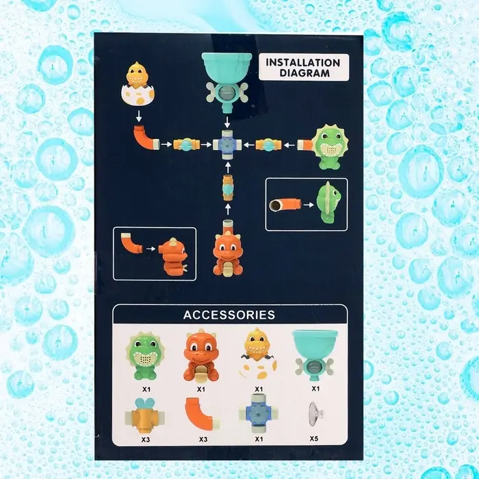 Игрушка для купания в ванной &laquo;Диноленд&raquo;, на присосках