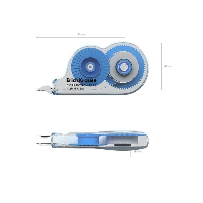 Корректирующая лента 4.2 мм &times; 5 м, ErichKrause Arctic white, супер-белая, европодвес