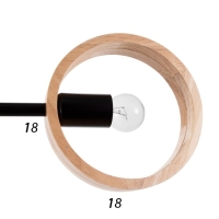 Люстра 1057/3BK E27 60Вт черный 70х70х55 см BayerLux