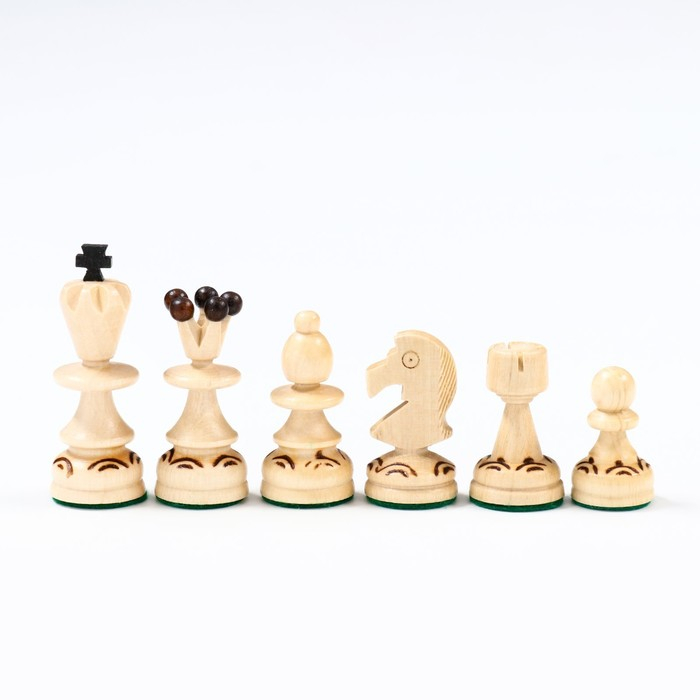 Шахматы польские деревянные большие Madon  Шахматы польские деревянные большие Madon "Изумруд", 28 х 28 см, король h-6.5 см