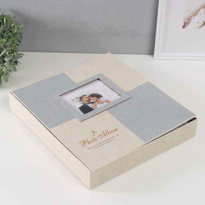 Фотоальбом на 500 фото 10х15 см Фотоальбом на 500 фото 10х15 см "Локаничность и любовь" 34х30,5х5 см МИКС