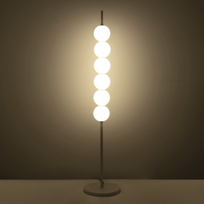 Торшер  Торшер "Тапиока" 6хLED 20Вт 4000К белый 28х28х140см