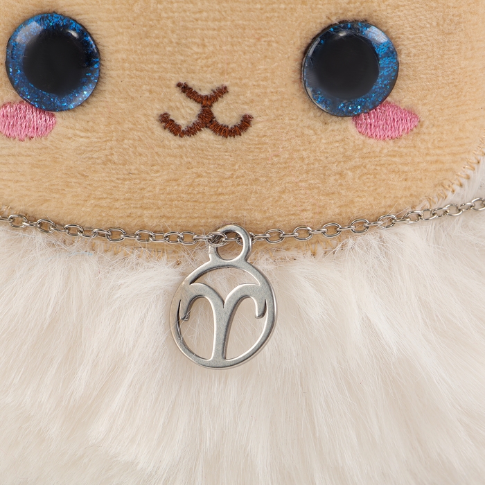 Мягкая игрушка «Зодиаки: Овен», с кулоном, 17 см Мягкая игрушка «Зодиаки: Овен», с кулоном, 17 см