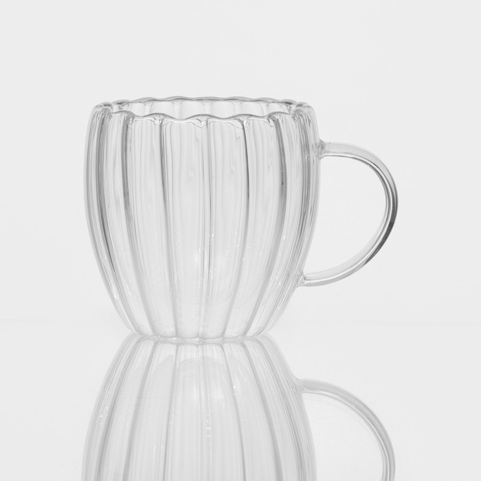 Кружка стеклянная с двойными стенками &laquo;Риба&raquo;, 250 мл