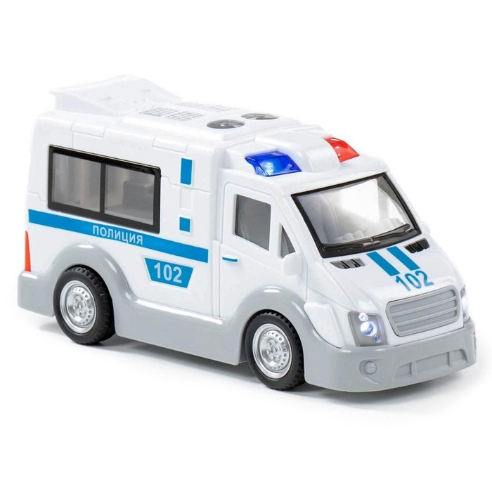 Автомобиль «Полиция» инерционный, со светом и звуком, МИКС Автомобиль «Полиция» инерционный, со светом и звуком, МИКС