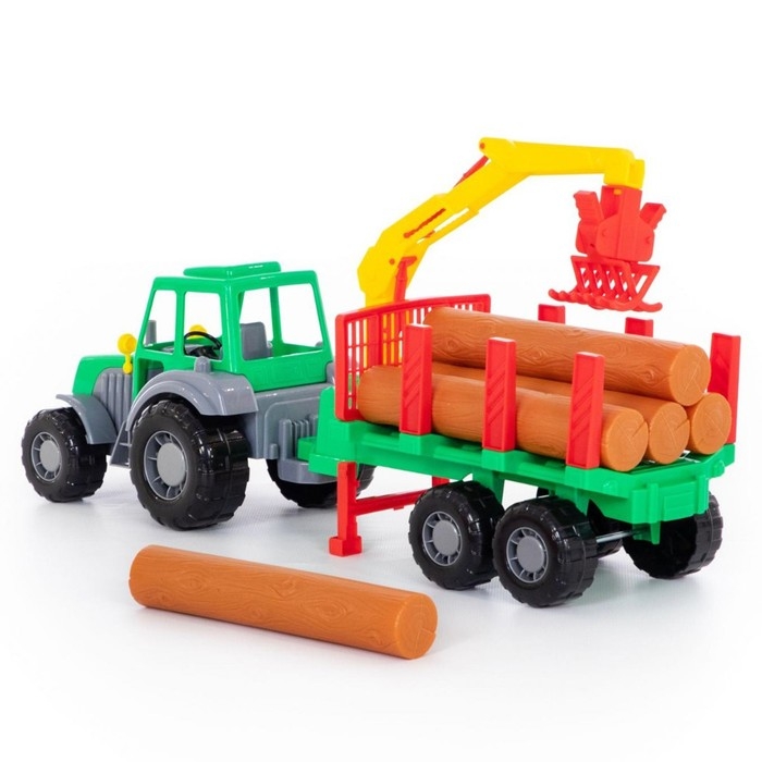 Трактор «Алтай» с полуприцепом-лесовозом Трактор «Алтай» с полуприцепом-лесовозом