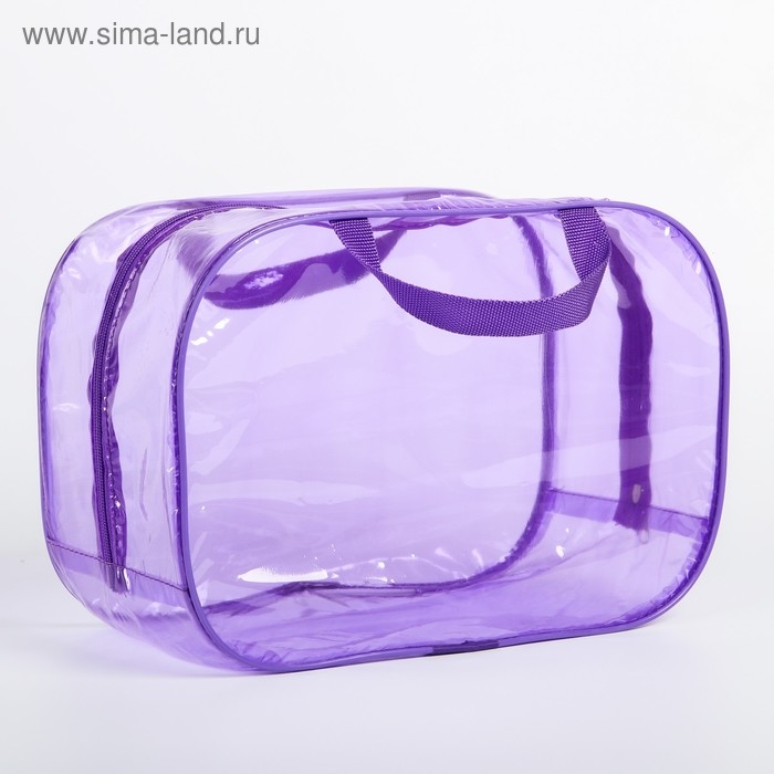 Набор сумок в роддом, 3 шт., цвет прозрачный/фиолетовый, M&B Набор сумок в роддом, 3 шт., цвет прозрачный/фиолетовый, M&B