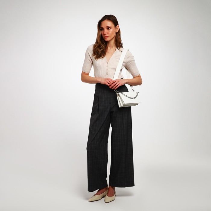 Сумка женская TEXTURA, мессенджер, маленький размер, цвет белый Сумка женская TEXTURA, мессенджер, маленький размер, цвет белый