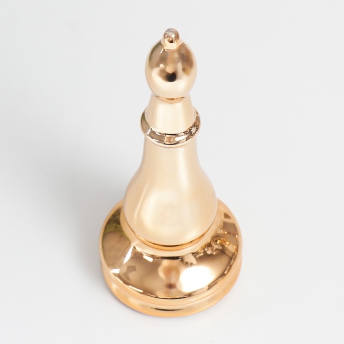 Сувенир керамика  Сувенир керамика "Шахматная фигура. Слон" золото 20х8х8 см