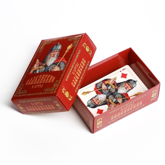 Карты игральные подарочные &laquo;Славянские&raquo;, 36 шт., карта 8.5&times;6.5 см, картон 270 г