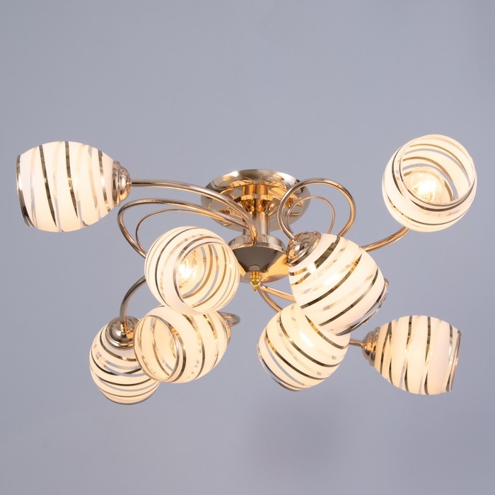 Люстра Люстра "Венда" 8х40Вт Е27 Золото МОДЕЛЬ: 2800089