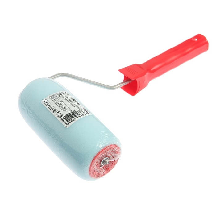 Валик ЛОМ, поролон, 150 мм, рукоятка d=6 мм, D=50 мм Валик ЛОМ, поролон, 150 мм, рукоятка d=6 мм, D=50 мм