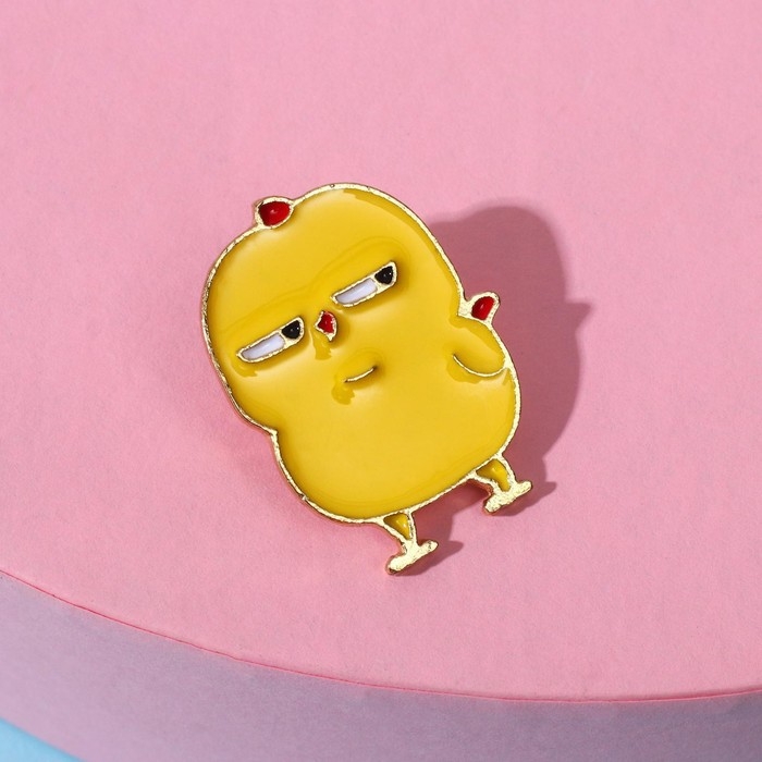 Значок «Цыпа», цвет жёлтый в золоте Значок «Цыпа», цвет жёлтый в золоте