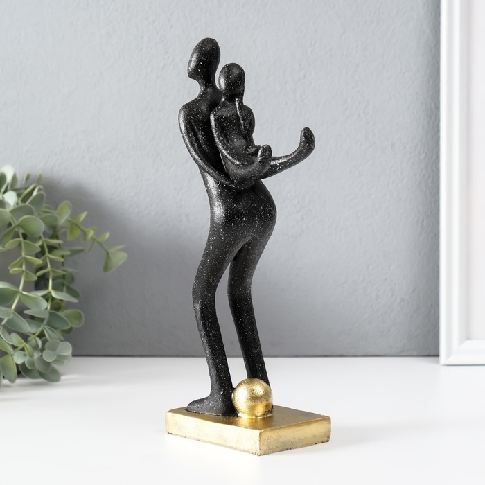 Сувенир полистоун Сувенир полистоун "Как за каменной стеной" чёрный 6х10,5х25 см