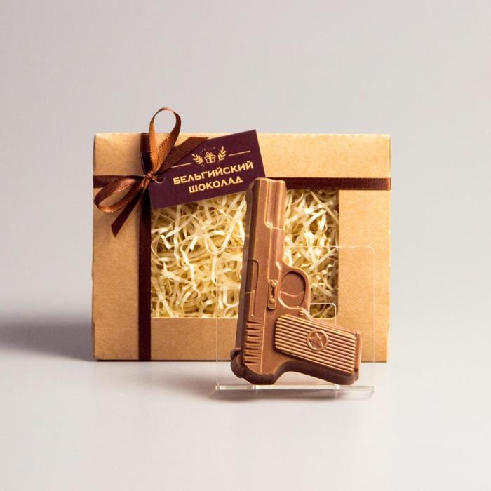 Шоколадная фигурка «Пистолет», 80 г Шоколадная фигурка «Пистолет», 80 г