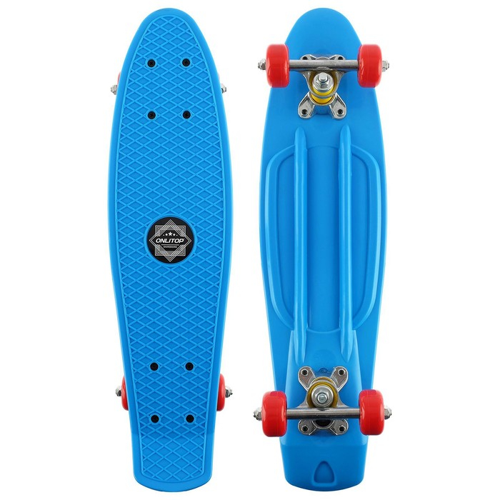 Скейтборд ONLITOP, 56x15 см, колёса PVC 50 мм, ABEC 7, алюминиевая рама, цвет МИКС Скейтборд ONLITOP, 56x15 см, колёса PVC 50 мм, ABEC 7, алюминиевая рама, цвет МИКС