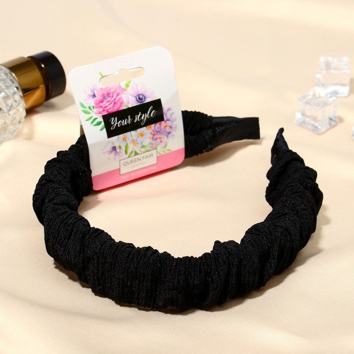 Ободок для волос Ободок для волос "Маргарет" текстура полоски, 2,5 см, микс