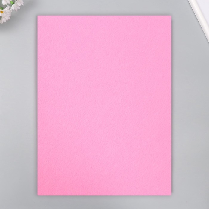 Фетр 2 мм Фетр 2 мм "Нежно-розовый" набор 4 листа 30х40 см
