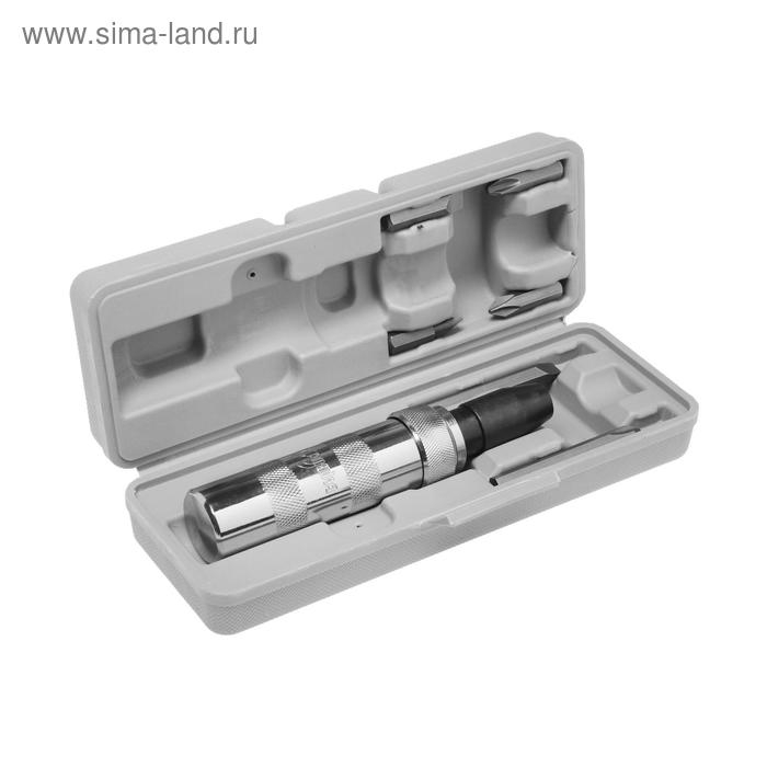 Отвертка ударная  Отвертка ударная "СЕРВИС КЛЮЧ" 71575, 1/2", 6 насадок-бит, 8 мм, металлическая рукоятка