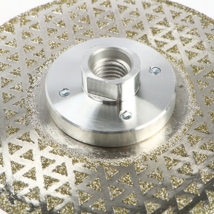 Диск алмазный для резки и шлифовки ТУНДРА, гальванический, сплошной, сухой рез, 125 мм, М14   993529 Диск алмазный для резки и шлифовки ТУНДРА, гальванический, сплошной, сухой рез, 125 мм, М14   993529