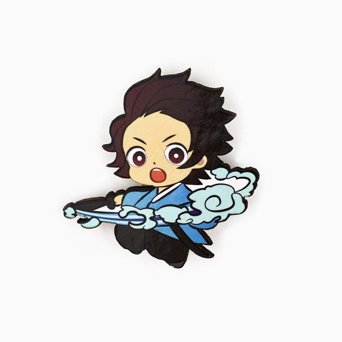 Значки деревянные «Аниме» в шоубоксе, 20 шт Значки деревянные «Аниме» в шоубоксе, 20 шт