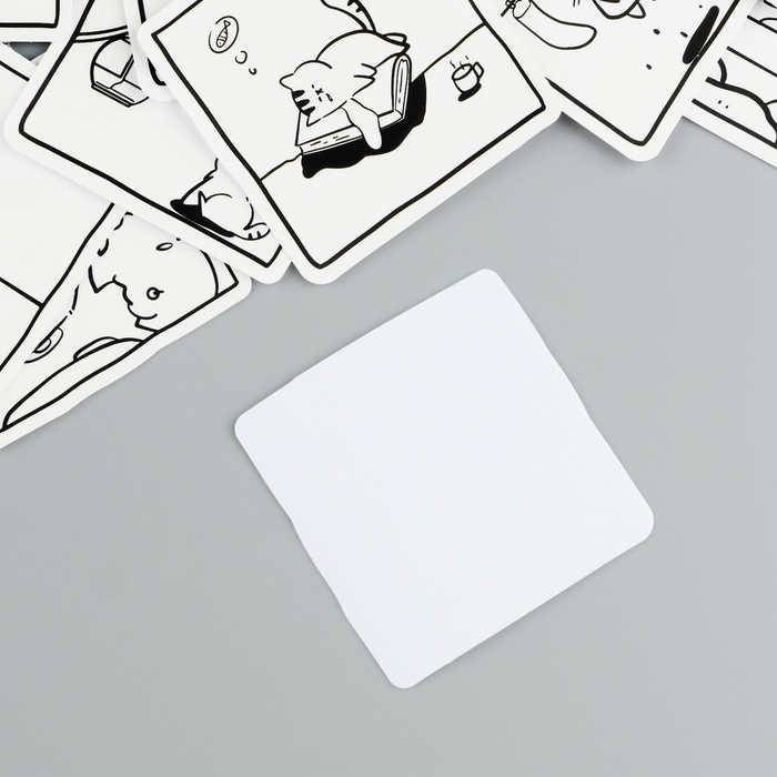 Наклейки пластик Наклейки пластик "Чудо-животные" набор 60 шт 10х12 см