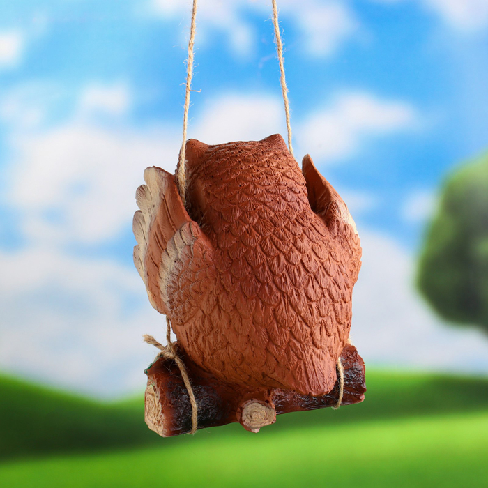 Подвесной декор Подвесной декор "Совенок", 12х14х15см