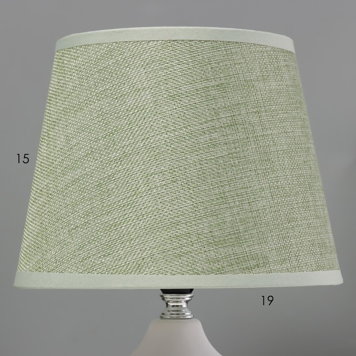 Настольная лампа Латея E14 40Вт бело-фисташковый 20х20х35 см RISALUX Настольная лампа Латея E14 40Вт бело-фисташковый 20х20х35 см RISALUX