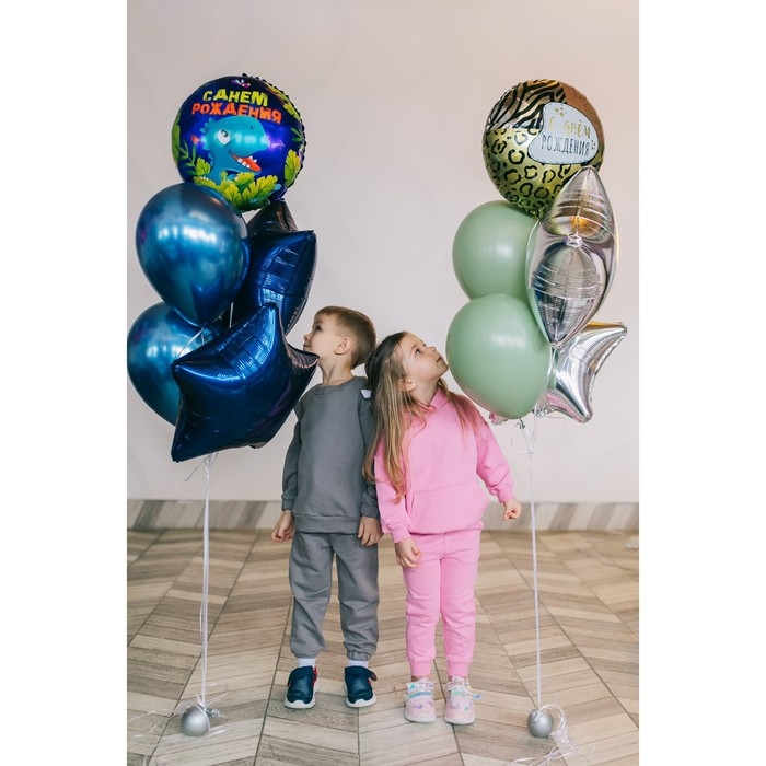 Воздушный шар фольгированный 18" &laquo;Анимал принт&raquo; круг