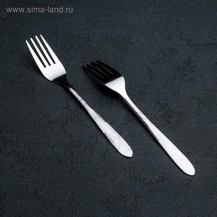 Набор вилок столовых &laquo;Весна&raquo;, h=18 см, 12 шт