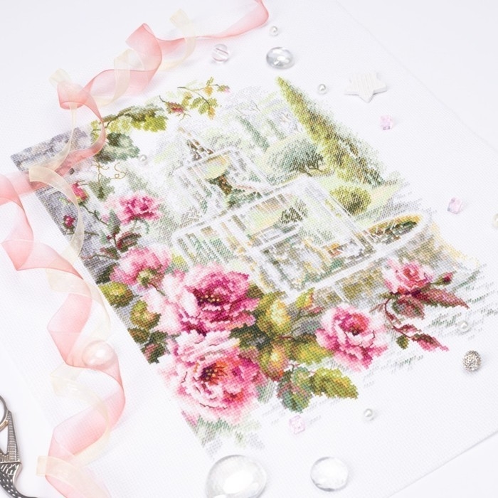 Набор для вышивания крестом «Фонтан желаний» 20 × 26 см Набор для вышивания крестом «Фонтан желаний» 20 × 26 см