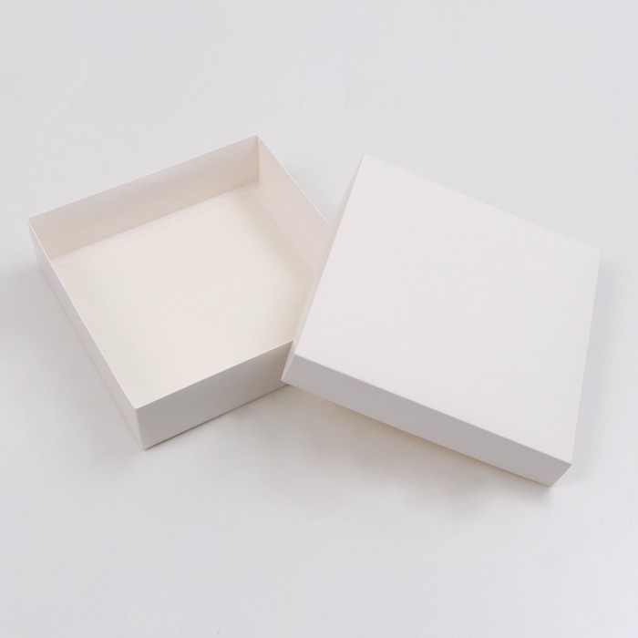 Коробка складная, крышка-дно, белая, 30 х 30 х 8 см Коробка складная, крышка-дно, белая, 30 х 30 х 8 см