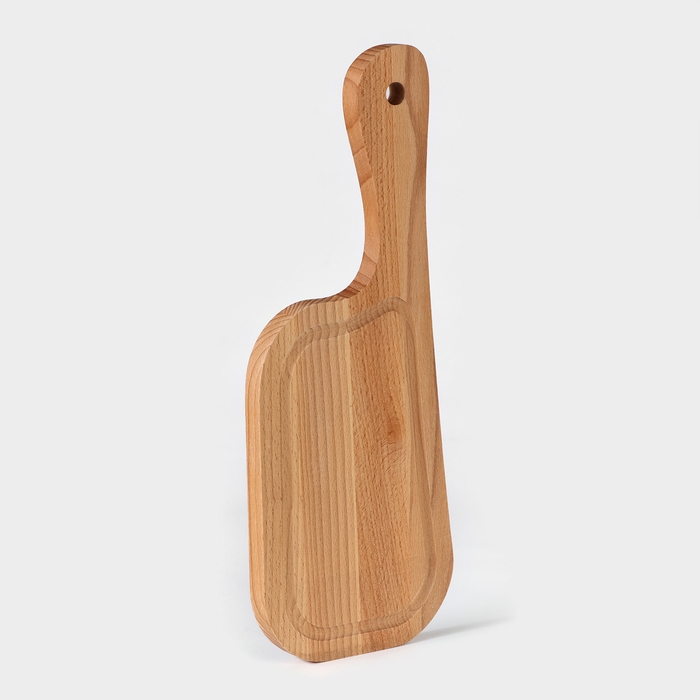 Доска разделочная для подачи и сервировки «Топор», 40×15×1,6 см, бук Доска разделочная для подачи и сервировки «Топор», 40×15×1,6 см, бук